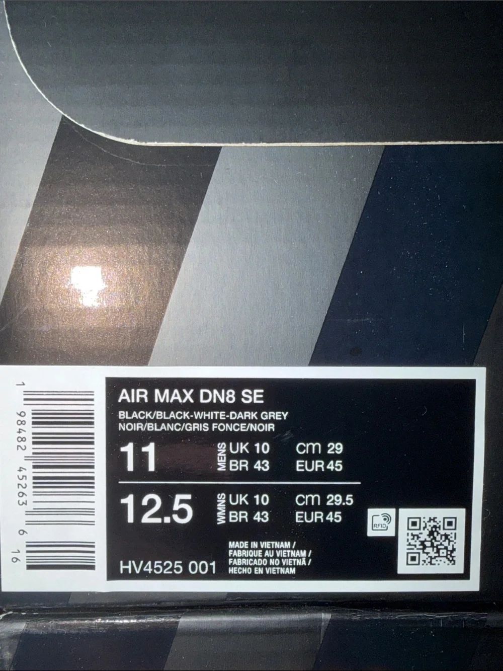 Nike Air Max DN8 SE Black Dark Grey HV4525-001 Men’s Size 11 - Picture 6 of 6